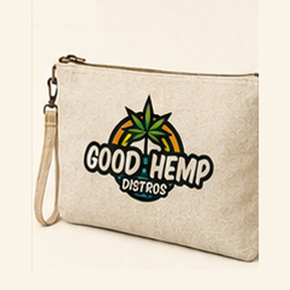 GHD Hemp Pouch Clutch ā Natural