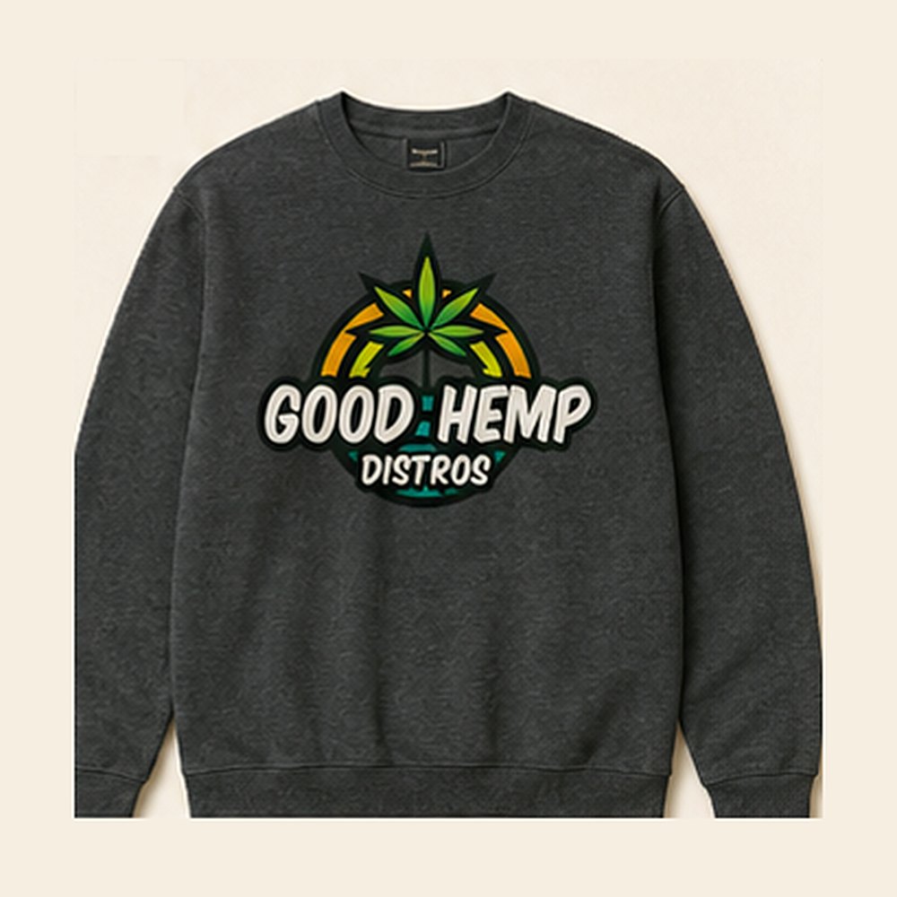 GHD Hemp Graphic Crewneck ā Charcoal