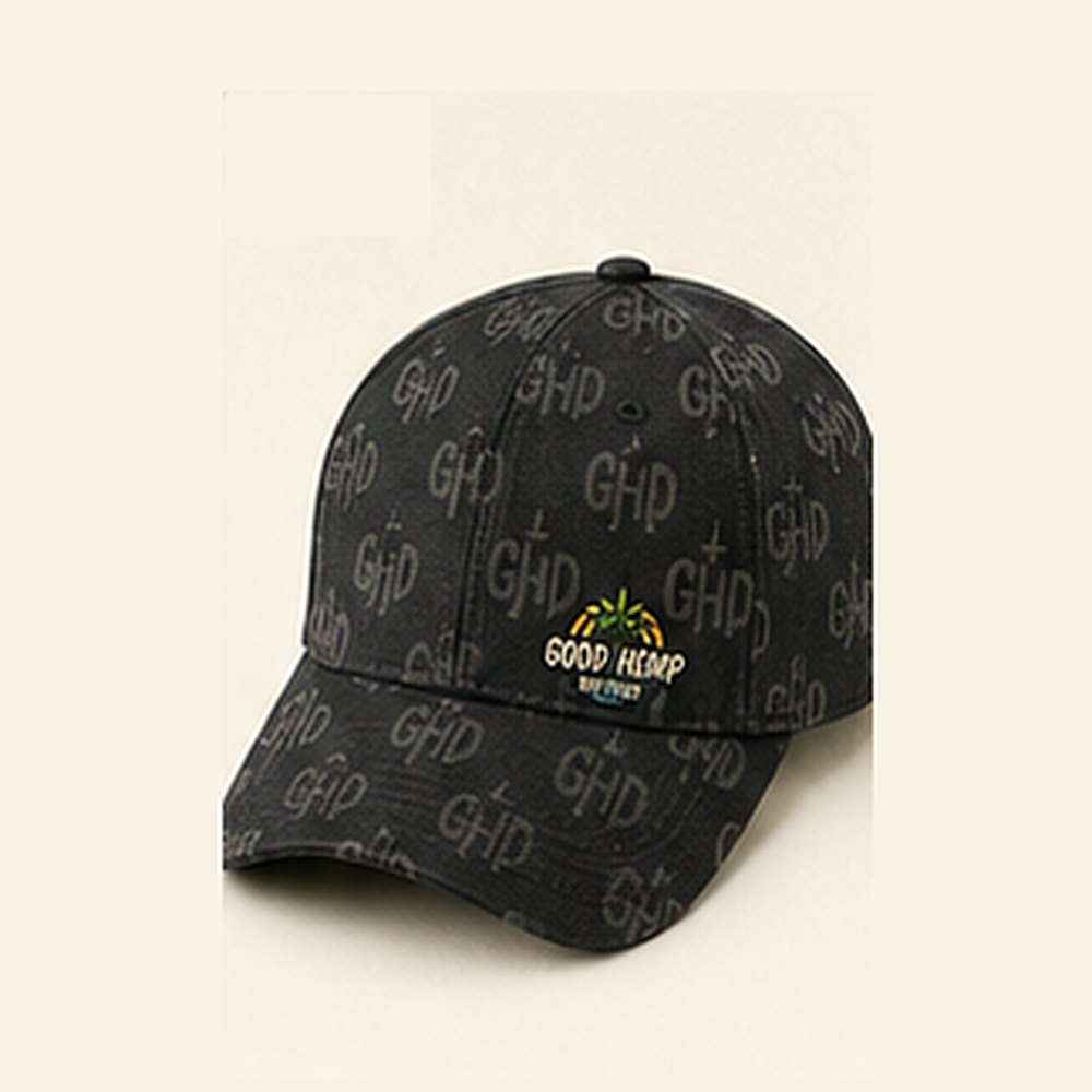 GHD Hemp Luxury Monogram Cap ā Charcoal