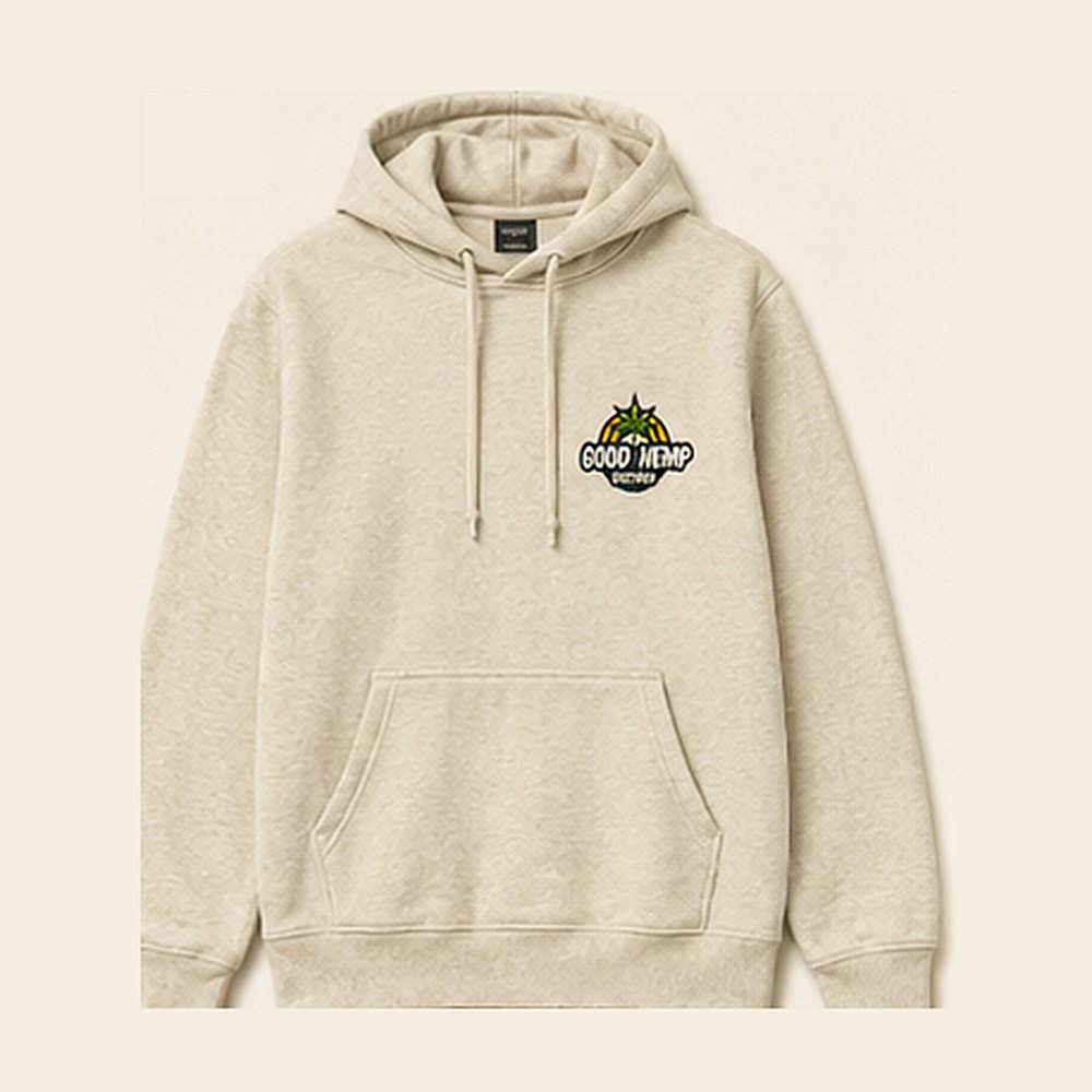 GHD Hemp Premium Pullover Hoodie ā Natural