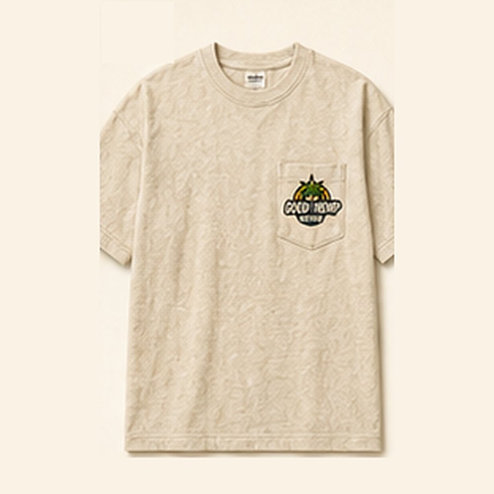 GHD Hemp Pocket Tee ā Natural