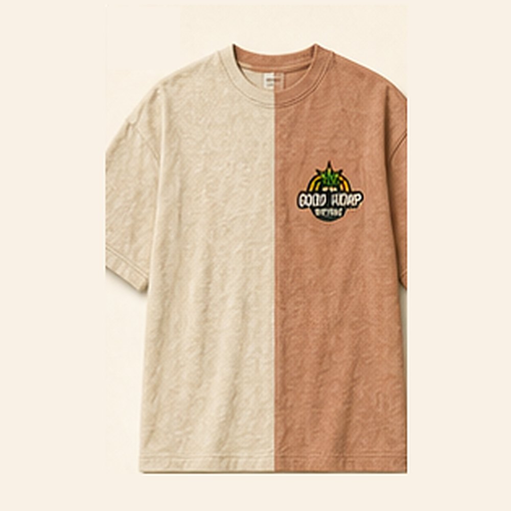 GHD Hemp Split Panel Tee ā Rose Clay