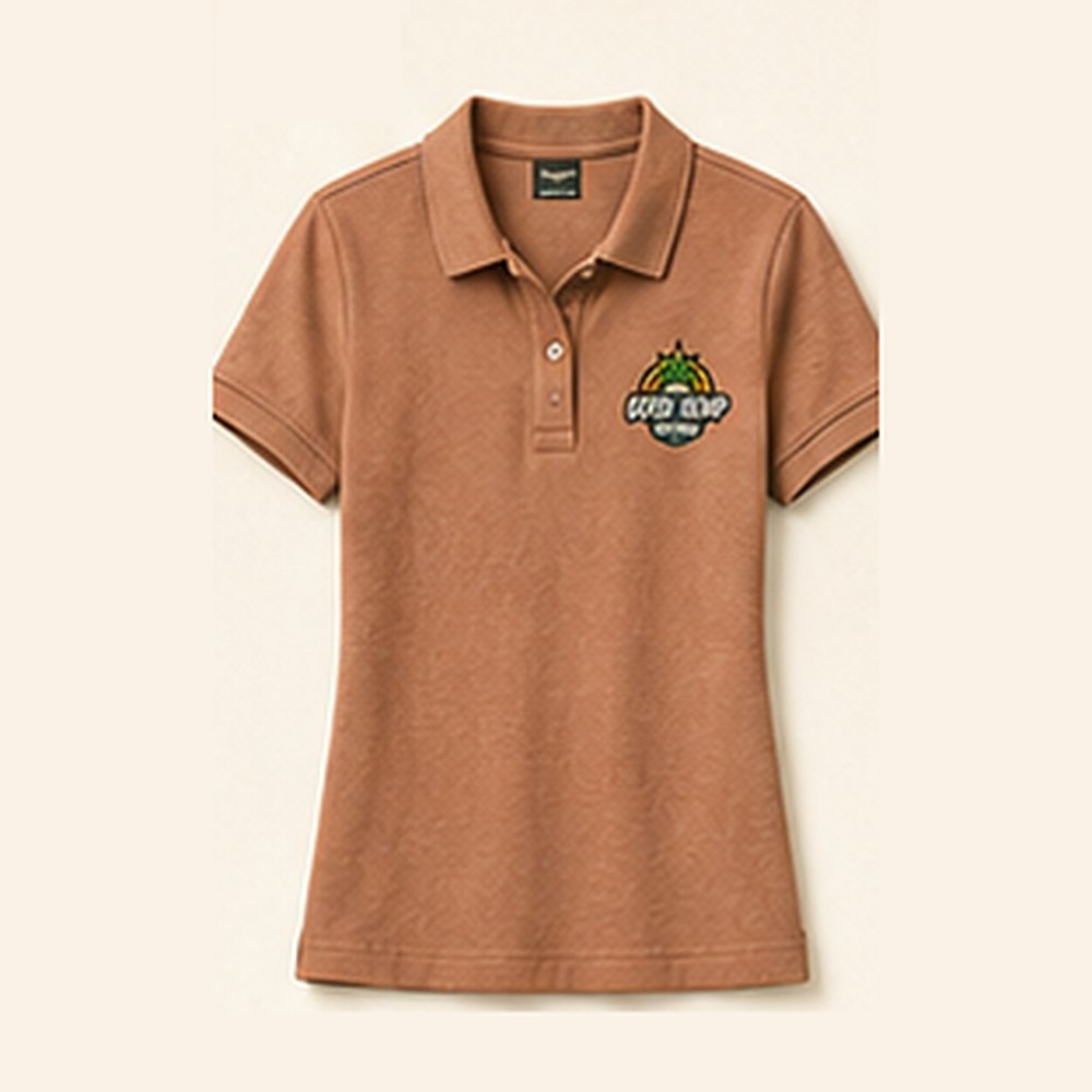 GHD Womenās Hemp Polo ā Clay